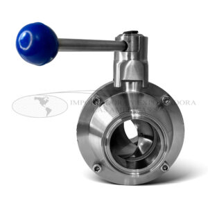 Valvula bola/marip. acero inoxidable clamp
