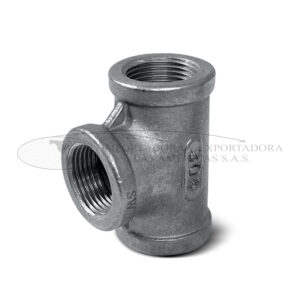 Tee hembra acero inoxidable x 150 lb npt