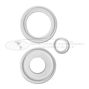 Empaque buna-n blanco para ferrula en acero inoxidable