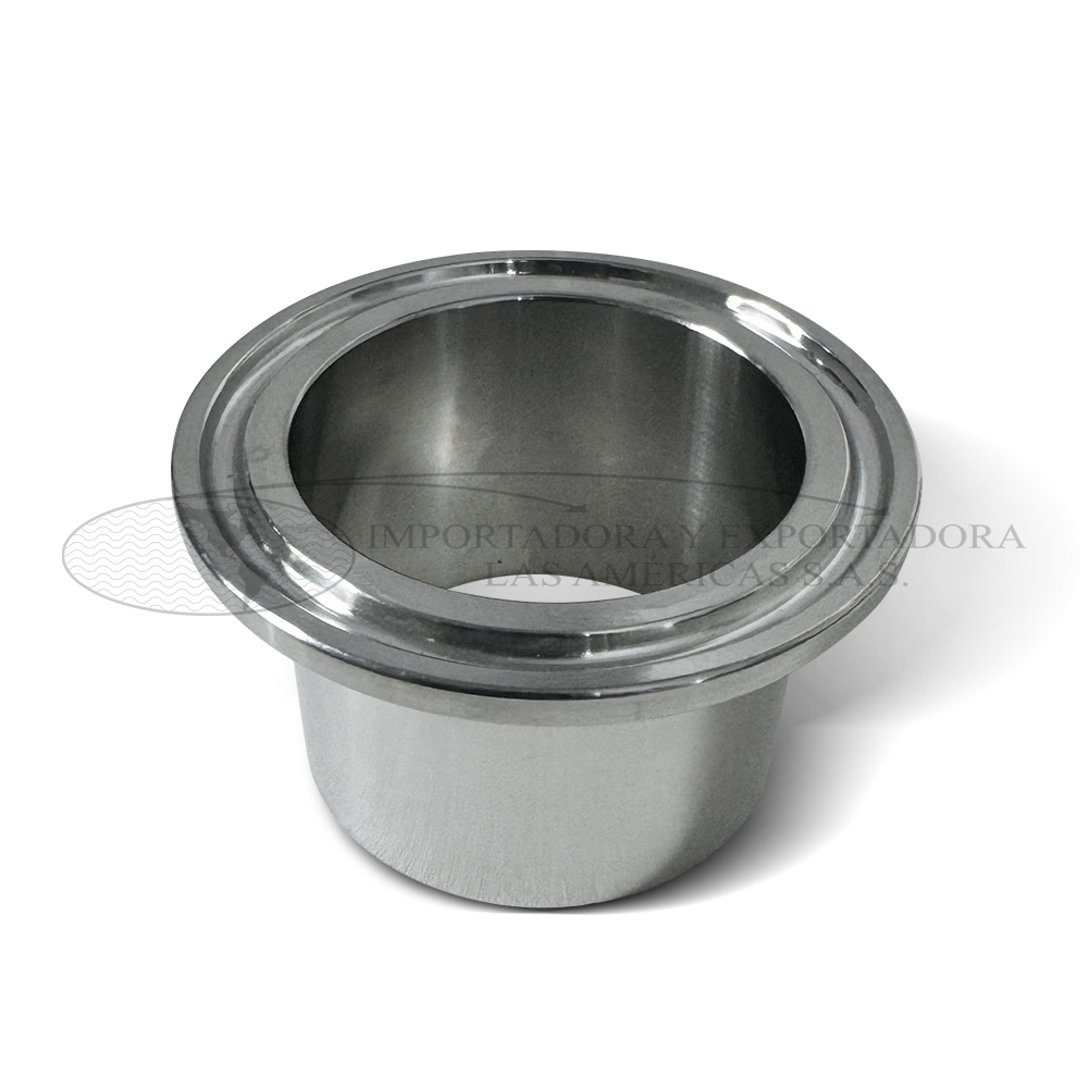 Ferrula larga acero inoxidable clamp