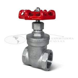 Valvula cortina acero inoxidable x 200 lb npt